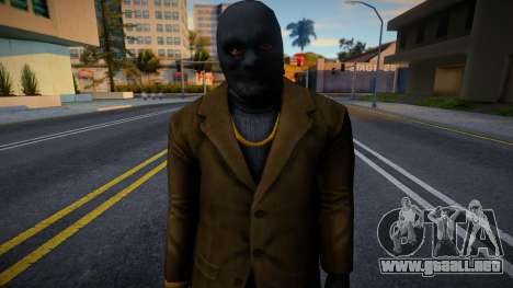 Black Mask Thugs from Arkham Origins Mobile v2 para GTA San Andreas