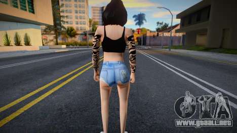 Chica en pantalones cortos v1 para GTA San Andreas