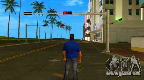 Tommy en camisa azul para GTA Vice City