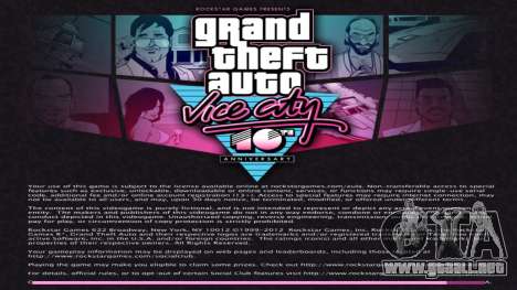 Mobile-Style Menu Loadscreen para GTA Vice City