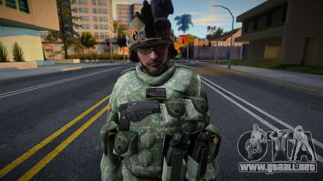 Soldado estadounidense de la ACU de Call of Duty para GTA San Andreas