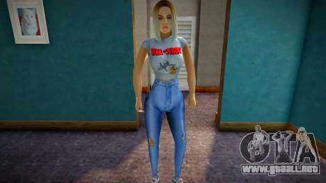 Chica con ropa casual 1 para GTA San Andreas