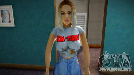 Chica con ropa casual 1 para GTA San Andreas