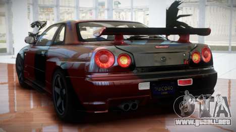 Nissan Skyline R34 GT-R V-Spec S10 para GTA 4