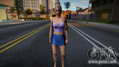 Chica vestida de civil v11 para GTA San Andreas