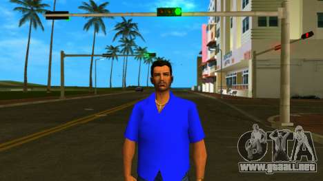 Tommy Camicia Blu Chiaro para GTA Vice City