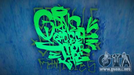 New Grove st. 4 Life Graffiti Tag para GTA San Andreas