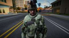 Soldado estadounidense de la ACU de Call of Duty Modern Warfare para GTA San Andreas