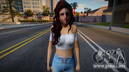 Chica vestida de civil v19 para GTA San Andreas