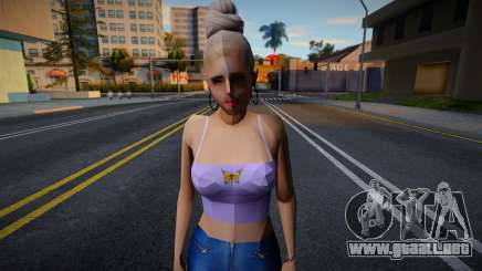 Chica vestida de civil v11 para GTA San Andreas