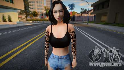 Chica en pantalones cortos v1 para GTA San Andreas