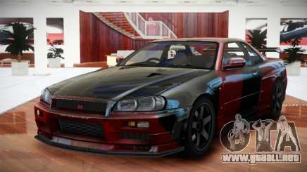 Nissan Skyline R34 GT-R V-Spec S10 para GTA 4