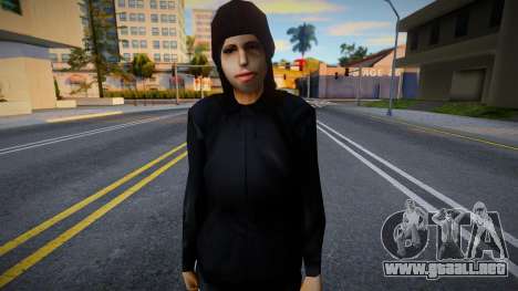 Gothic Female Skin para GTA San Andreas