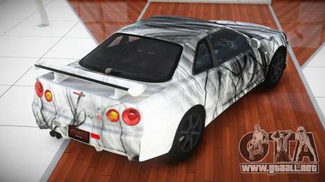Nissan Skyline R34 X GT-R S3 para GTA 4