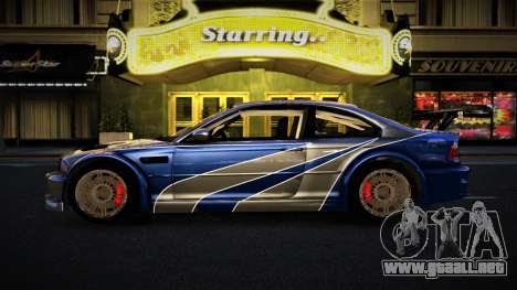 BMW M3 GTR E46 NFS MW para GTA 4