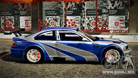 BMW M3 GTR E46 NFS MW para GTA 4