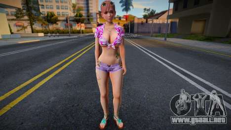 Honoka Loco Moco Vacation para GTA San Andreas