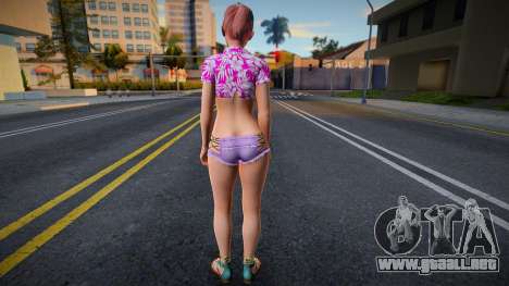 Honoka Loco Moco Vacation para GTA San Andreas