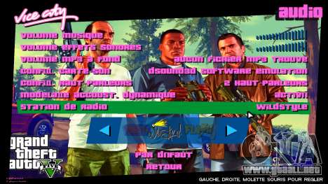 GTA 5 Trio Menu para GTA Vice City