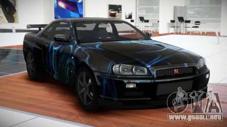 Nissan Skyline R34 X GT-R S9 para GTA 4