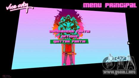 Hotline Miami Menu HD v16 para GTA Vice City