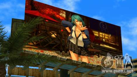 Tamaki billboard para GTA Vice City
