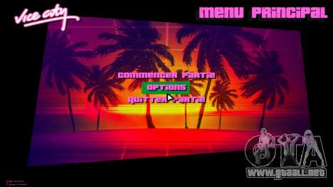 Hotline Miami Menu HD v17 para GTA Vice City