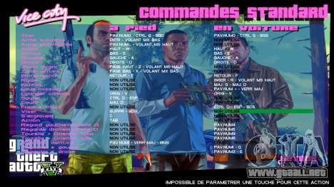 GTA 5 Trio Menu para GTA Vice City