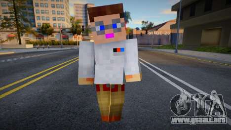 Steve Body Skin v9 para GTA San Andreas