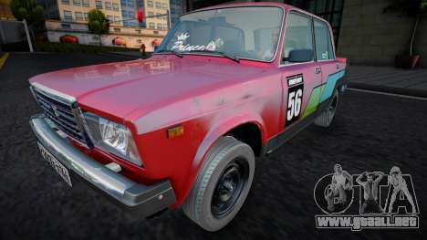 VAZ 2107 (krivorukiy) para GTA San Andreas