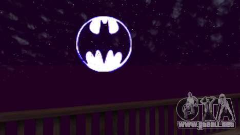 Batman en lugar de la luna para GTA San Andreas