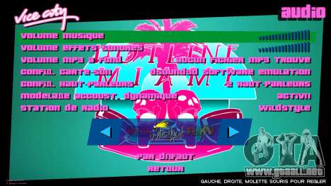 Hotline Miami Menu HD v18 para GTA Vice City