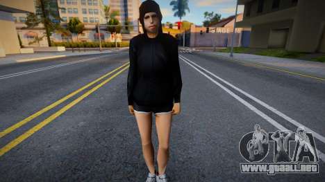 Gothic Female Skin para GTA San Andreas