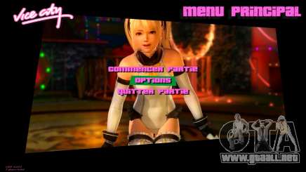 Marie Rose DOA Menu para GTA Vice City