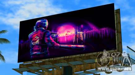 Hotline Miami Billboard 1 para GTA Vice City