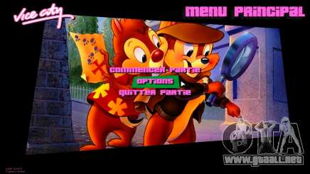 Menú Chip y Dale para GTA Vice City