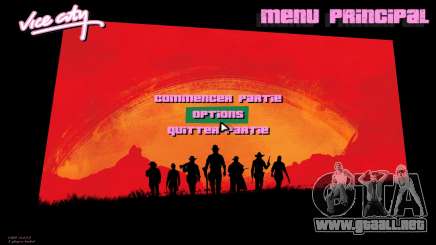 Red Dead Redemption 2 Menu para GTA Vice City