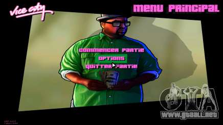 Big Smoke Menu from GTA San Andreas para GTA Vice City