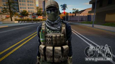 Mercenario de Contract Wars 1 para GTA San Andreas