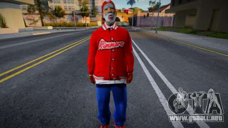 Grove Street Santa para GTA San Andreas