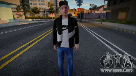 Young man Nike para GTA San Andreas