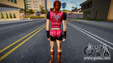 Claire Redfield PSX para GTA San Andreas