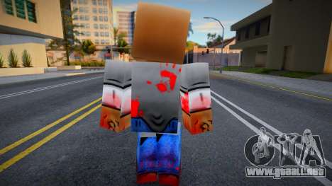 Minecraft Skin HD v20 para GTA San Andreas