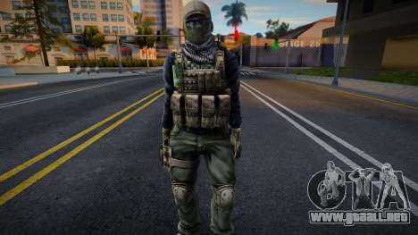 Mercenario de Contract Wars 1 para GTA San Andreas