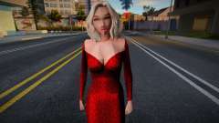 Chica con vestido de noche para GTA San Andreas
