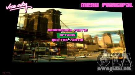 GTA IV Menu - Backgrounds 1 para GTA Vice City