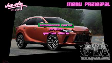 Lexus Menu 3 para GTA Vice City