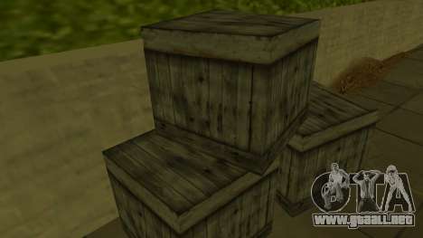 Fijación de la textura de una caja de madera para GTA Vice City