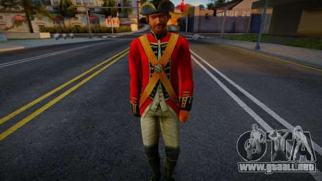 Marines ingleses (siglo 18) v6 para GTA San Andreas