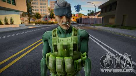 Solid Snake Green para GTA San Andreas